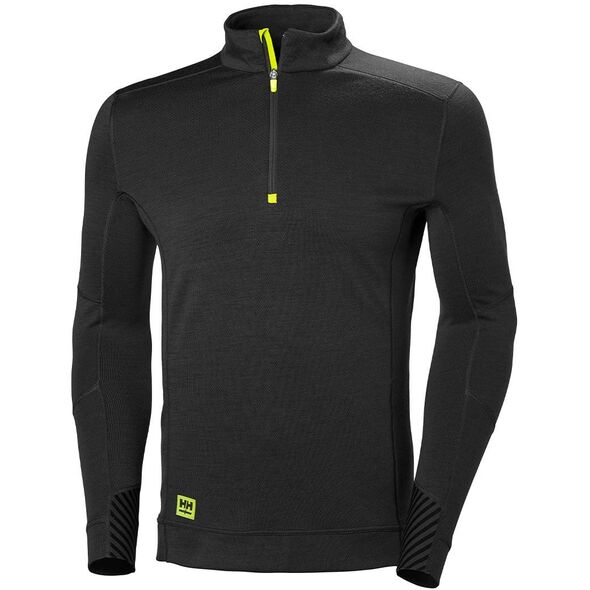 Koszulka termo Helly Hansen Lifa Half Zip Black
