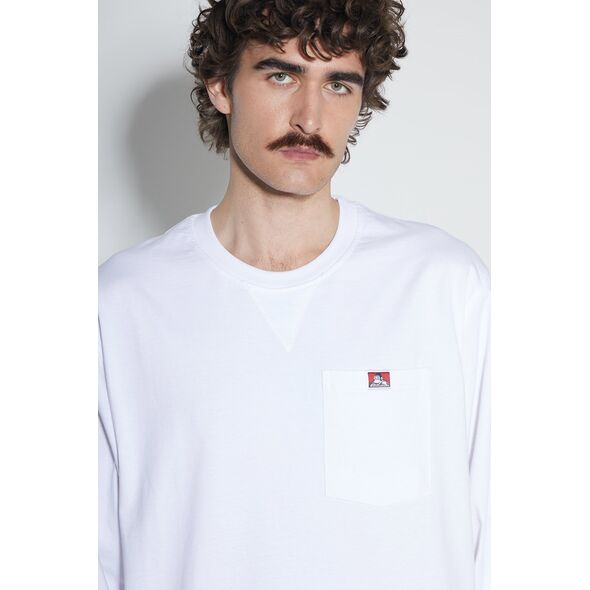 Koszulka Ben Davis LS Heavy Duty Pocket White