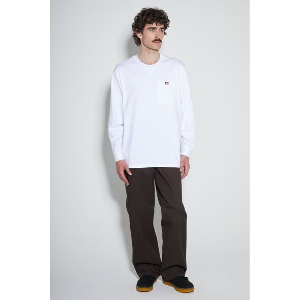 Koszulka Ben Davis LS Heavy Duty Pocket White