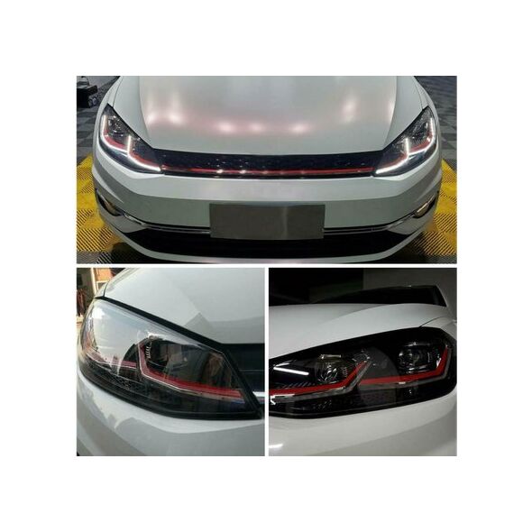 Lampy Volkswagen Golf 7 Przód Red