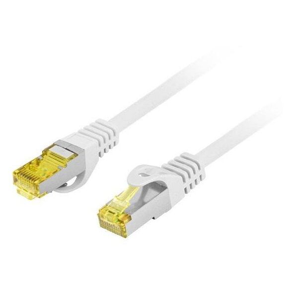 PATCHCORD ΚΑΤ.6A S/FTP LSZH CU 15M ΓΚΡΙ FLUKE PASSED LANBERG