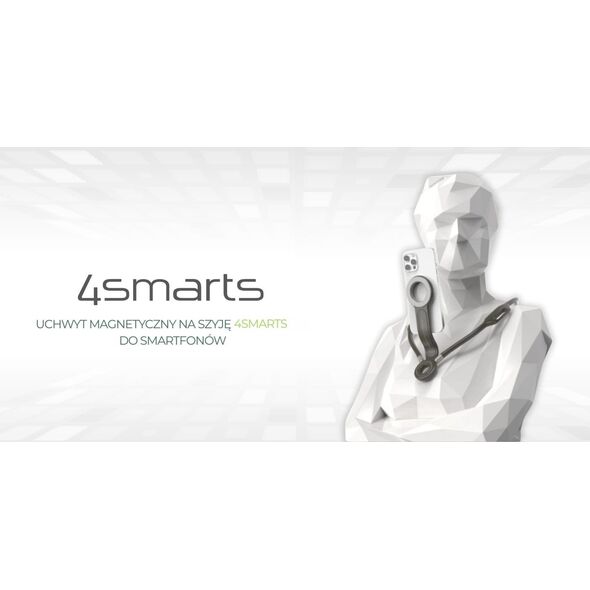 Μαγνητική βάση λαιμού 4smarts POV για smartphones ανθρακί