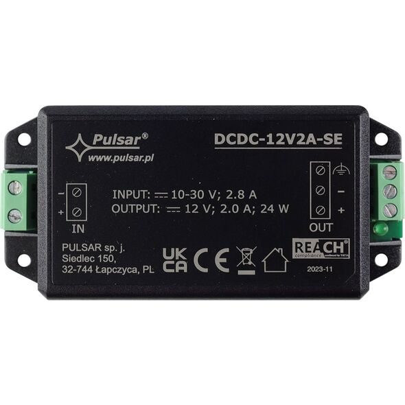 Μετατροπέας Τροφοδοσίας DCDC-12V2A-SE PULSAR