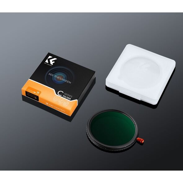 Filtr Hybrydowy 3w1 K&f 62 Mm 62mm Fader Nd2-32 + Cpl + Black Diffusion 1/4 / Kf01.2066