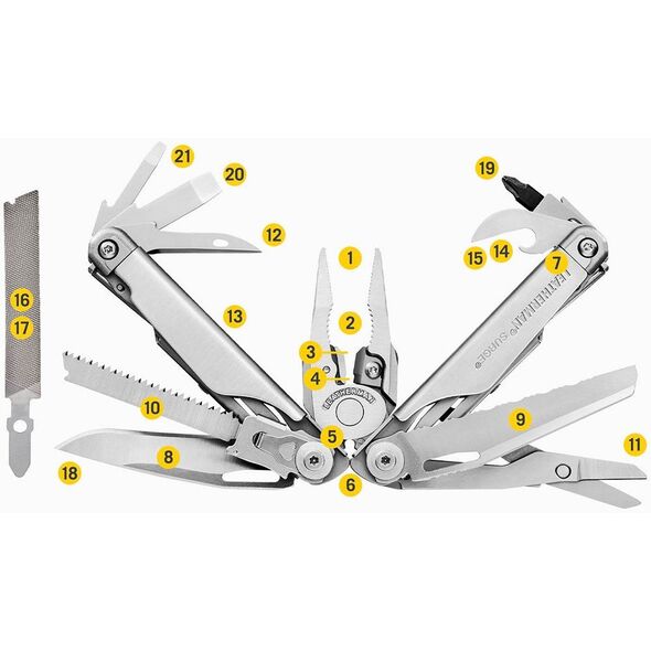 Leatherman Leatherman multitool SURGE black - 831334