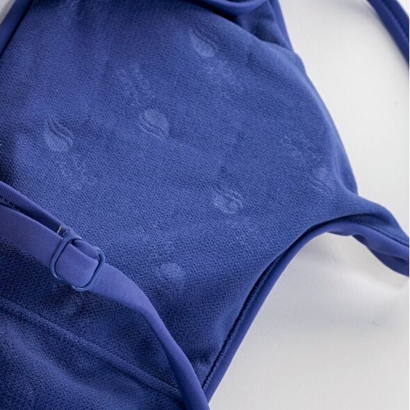 AquaWave Dziecięca góra stroju kąpielowego Aquawave Norte Top Jr blue iris rozmiar 158