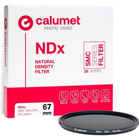 Φίλτρο Calumet Calumet Φίλτρο ND4x SMC 67 mm Ultra Slim 28 Στρώσεις