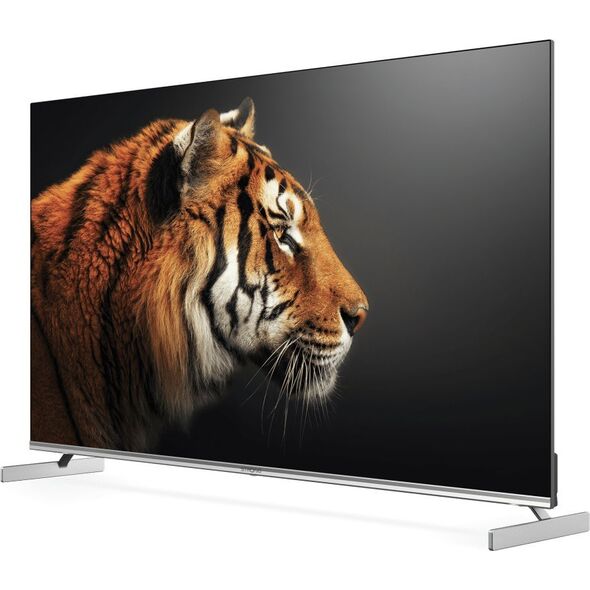 Τηλεόραση Strong Strong SRT 50UF8733 127 cm (50") 4K Ultra HD Smart TV Wi-Fi Μεταλλικό, Ασημί 350 cd/m