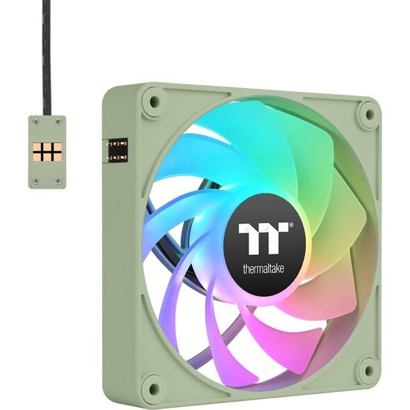 Wentylator Thermaltake CT120 EX Reverse ARGB Sync 3-pack zielony (CL-F198-PL12MG-A)