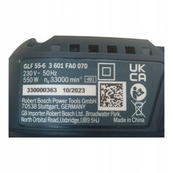 Φρέζα Bosch Bosch edge router GLF 55-6 Professional, δρομολογητής (μπλε, 550 watts)