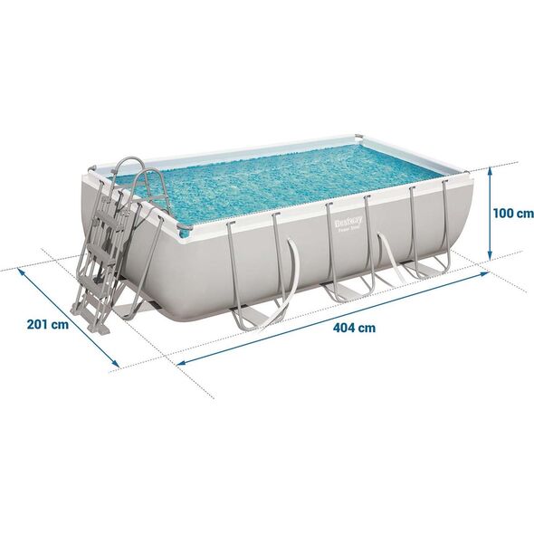 Bestway Basen stelażowy Power Steel 404x201cm 10w1 (56442)