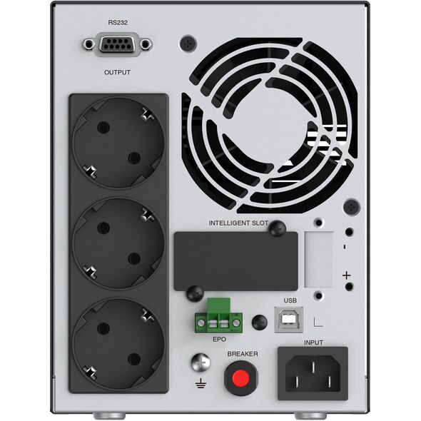 Conceptronic ZEUS52ES1K zasilacz UPS Podwójnej konwersji (online) 1 kVA 900 W 3 x gniazdo sieciowe