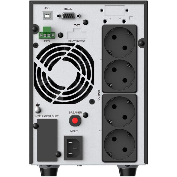 Conceptronic ZEUS52ES2K zasilacz UPS Podwójnej konwersji (online) 2 kVA 1800 W 4 x gniazdo sieciowe