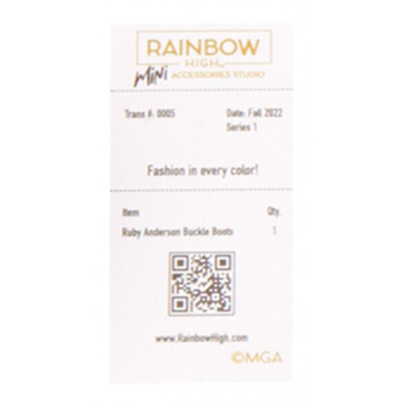 Αξεσουάρ Rainbow High Παπούτσια βιτρίνα 27 τεμάχια