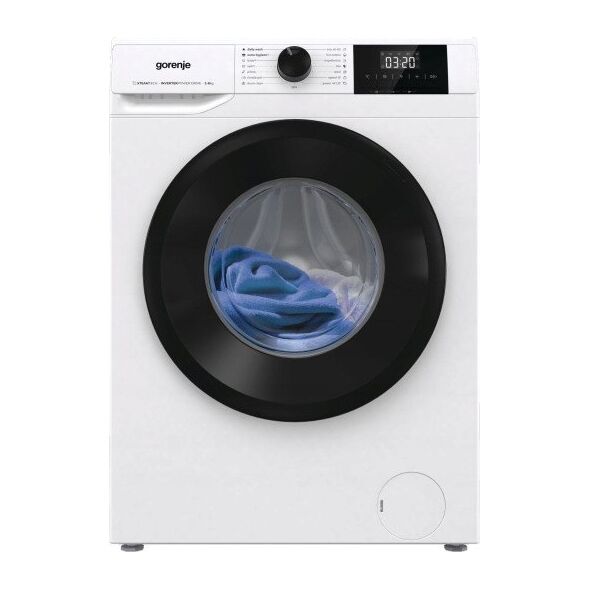 Gorenje Washing Machine | W3NGPI62SBS | Energy efficiency class B | Front loading | Washing capacity 6 kg | 1200 RPM | Depth 47 cm | Width 60 cm | LCD | Steam function