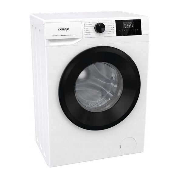 Gorenje Washing Machine | W3NGPI62SBS | Energy efficiency class B | Front loading | Washing capacity 6 kg | 1200 RPM | Depth 47 cm | Width 60 cm | LCD | Steam function