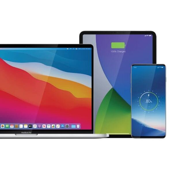 Φορτιστής τοίχου Bazic Goport Velox Kit 1xUSB-C 1xUSB-A GaN 35W με πλεκτό καλώδιο λευκό