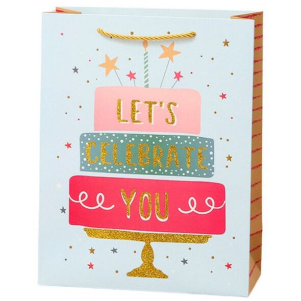 Torba Prezentowa Urodzinowa Happy Birthday 23 x 18 x 10cm