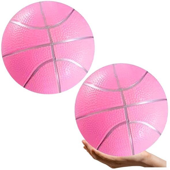 Piłka Plażowa Gumowa Pastelowa Lekka Różowa 20cm