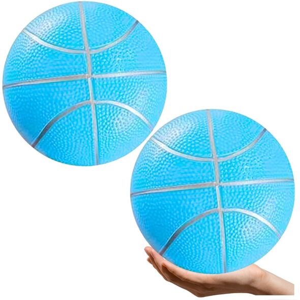 Piłka Plażowa Gumowa Pastelowa Lekka Niebieska 20cm