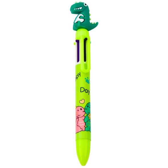 Długopis Figurka Dinozaura Wielokolorowy 0.7mm