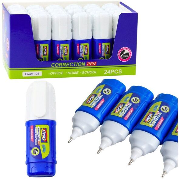 Korektor W Pisaku Szybkoschnący Szkolny Biurowy 6ml
