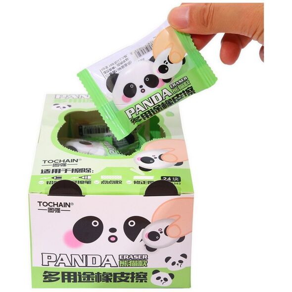 Gumka Do Ścierania Zmazywania Szkolna Biurowa Panda