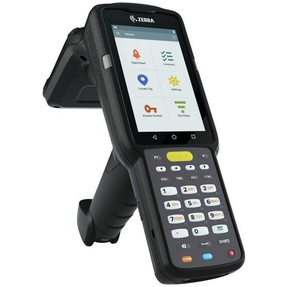 KIT: MC3330xR UHF RFID GUN, CIRCULAR ANTENNA, SE4770 2D IMAGER, 47 KEY, GMS, 4GB/32GB, ETSI BANDS. INC. 1-SLOT CRADLE, PS AND DC  CORD.