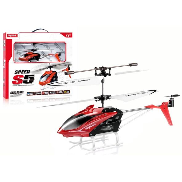 Zdalnie Sterowany Helikopter S5 SYMA RC Czerwony EDUKAMP