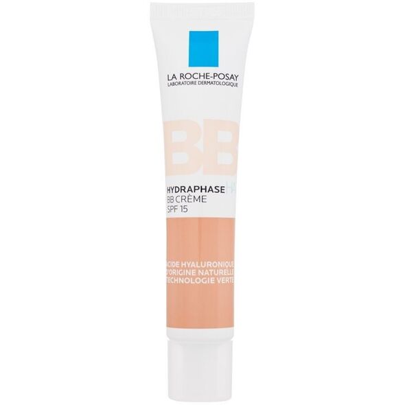Drėkinamasis veido BB kremas La Roche-Posay Hydraphase BB Cream SPF15, medium, 40 ml
