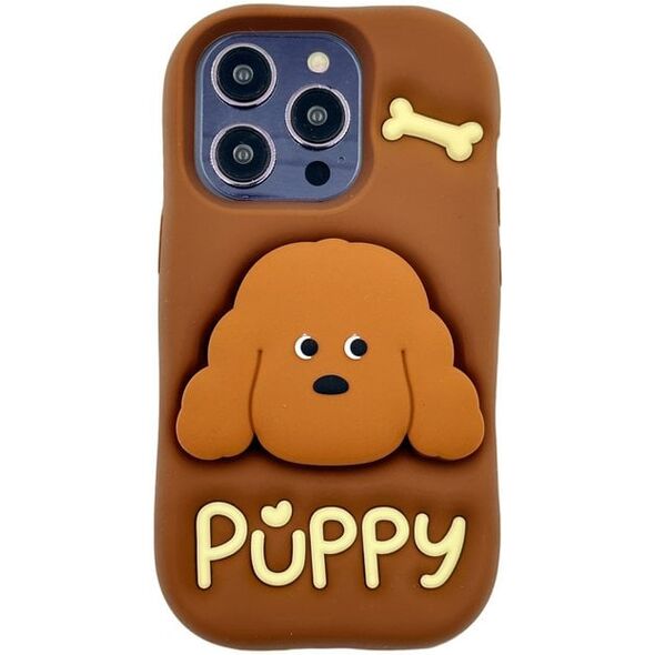 ETUI CASE 3D PUPPY Z PODSTAWKĄ IPHONE 16 Pro standard