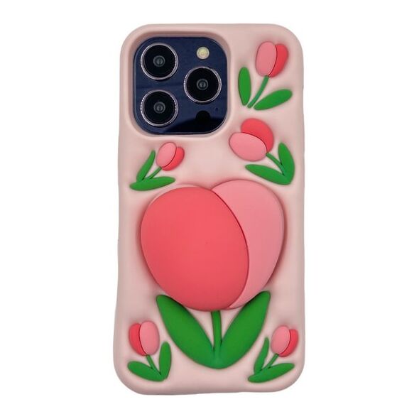 ETUI CASE 3D TULIP Z UCHWYTEM IPHONE 14 PRO standard