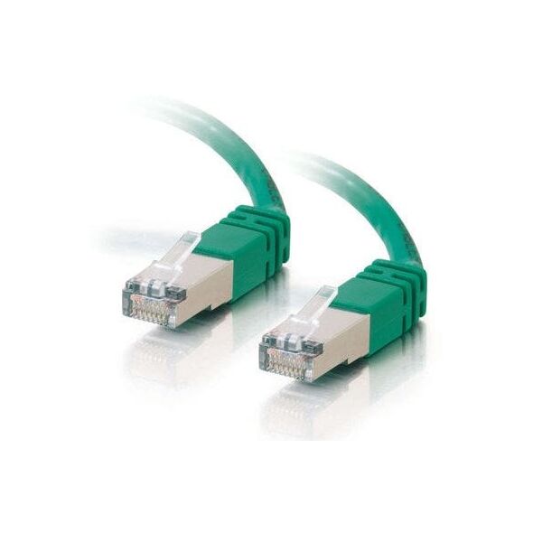 LOGON SSTP Cat5e, 0.5 m, Cat5e, RJ-45, RJ-45, Green