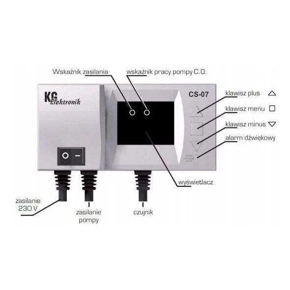 Diamond sterownik pompy C.O. LED 230V ST-02