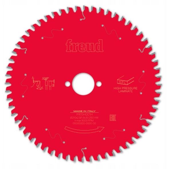 Tarcza Pil. FR15H001H 210X2,8X30-60