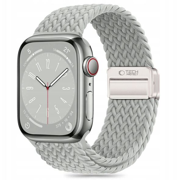 Pasek Tech-Protect Nylonmag Apple Watch 6 / 7 / 8 / 9 / 10 / SE / Ultra 1 / 2 44/45/46/49mm Stone