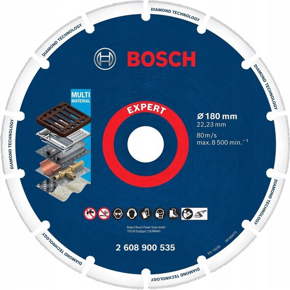Bosch Bosch Powertools diamond cutting disc 180x22.23mm - 2608900535 EXPERT RANGE