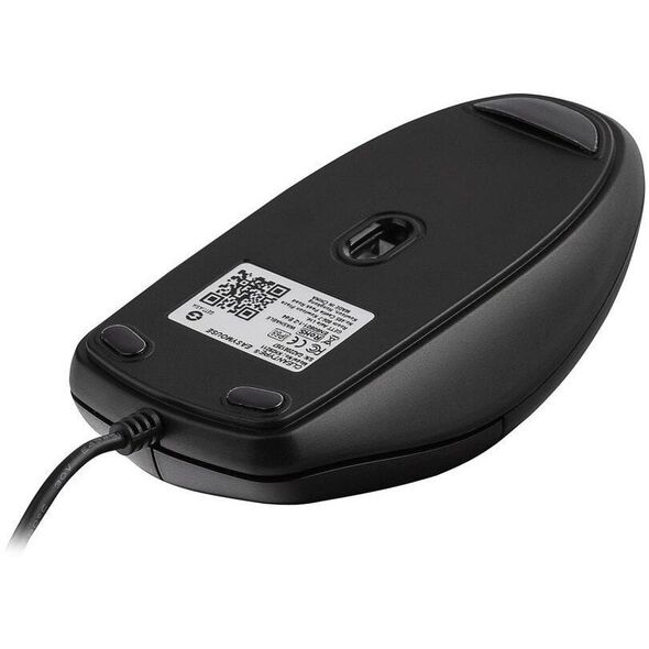 GETT GCQ EasyMouse Kunststoff-Maus mit Scrollrad IP68 wasserdicht desinfizierbar optisch USB Farbe schwarz