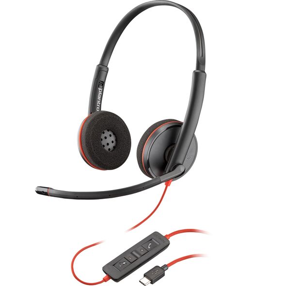 Blackwire C3220 Stereo USB-C Headset +Carry Case