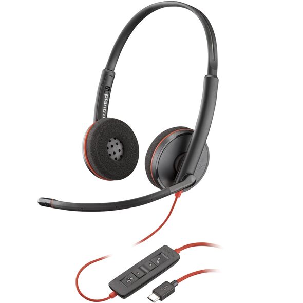 Blackwire C3220 Stereo USB-C Headset +Carry Case