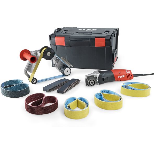 Flex BRE 14-3 125 Set, Orbital sander, Black, Red, 1000 RPM, 3500 RPM, 1.9 cm, AC