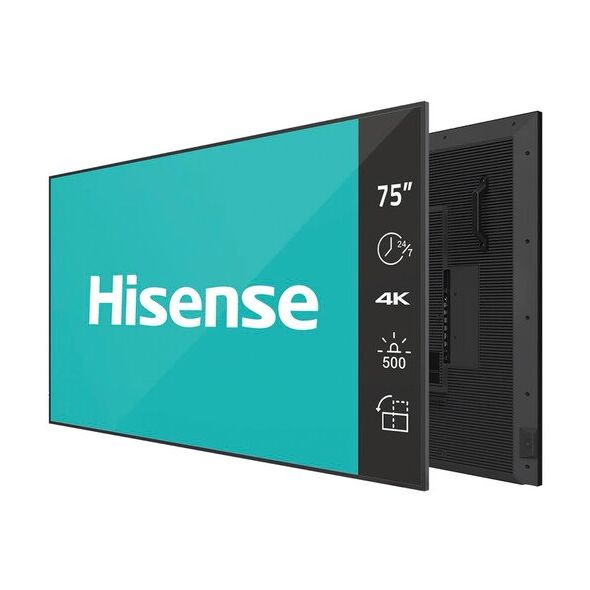 Hisense 75 Zoll 4K UHD IPS Digital Signage Display - 24/7 Operation