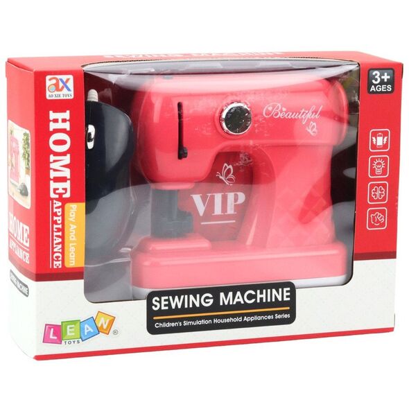 Zabawkowa Maszyna Do Szycia Z Myszką Dla Dzieci Światła Różowa LEAN Toys