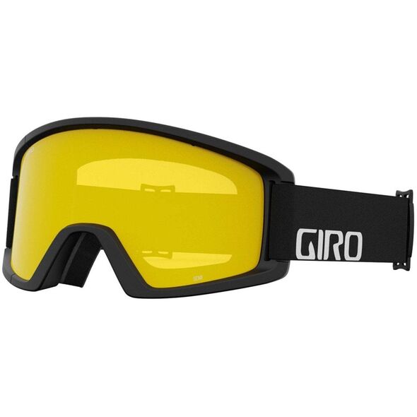 Γυαλιά σκι GIRO SEMI BLACK WORDMARK (Καθρέφτης φακός χρωματιστός AMBER SCARLET 19-42% S2 + Χρωματιστός φακός YELLOW 84% S0) (ΝΕΟ 2023/2024)