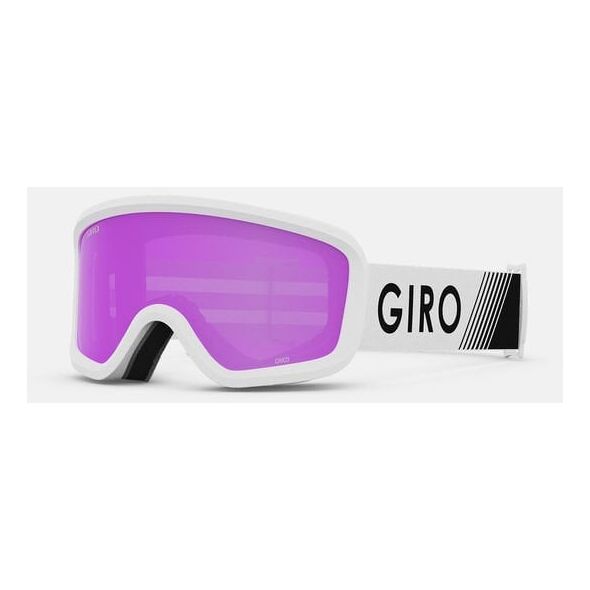 Παιδικά χειμερινά γυαλιά GIRO CHICO 2.0 WHITE ZOOM (Καθρέφτης φακού χρώματος AMBER PINK 19-42% S2) (ΝΕΟ 2023/2024)