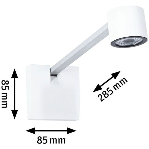 Φωτιστικό τοίχου ADELIA LED 370lm 2700K 4.5W 24V βουρτσισμένο αλουμίνιο