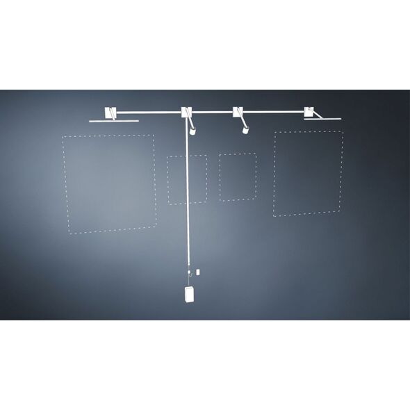 Φωτιστικό τοίχου ADELIA LED σετ 370lm 2700K 4.5W 24V βουρτσισμένο αλουμίνιο