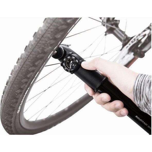 Topeak Pompka ręczna Topeak Mountain DA G, dual action , manometr