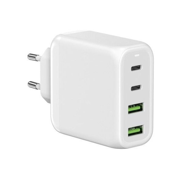Allnet Z ALLNET Ersatznetzteil QC USB-C PD GaN Τροφοδοτικό Netzteil68Watt 2x USB Type-A QC 2x USB Type-C**EU PLUG** 13691885 4038816125484