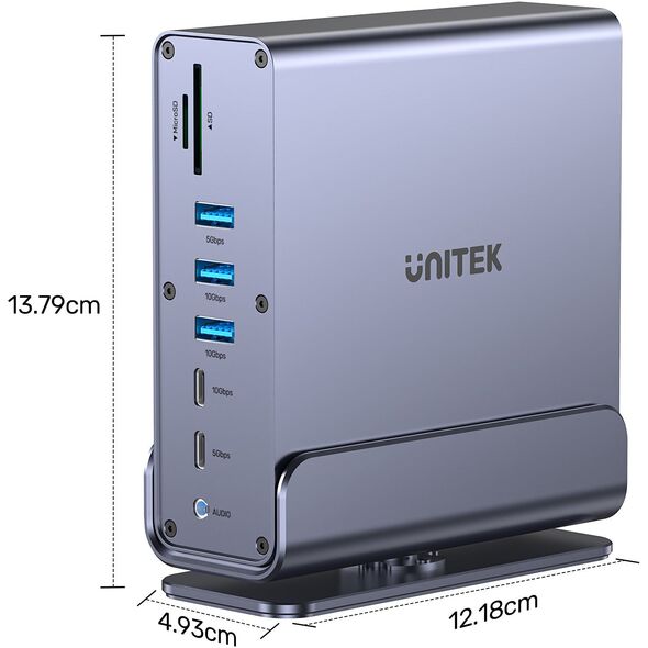 Unitek Καθολική βάση σύνδεσης DisplayLink 4K x3